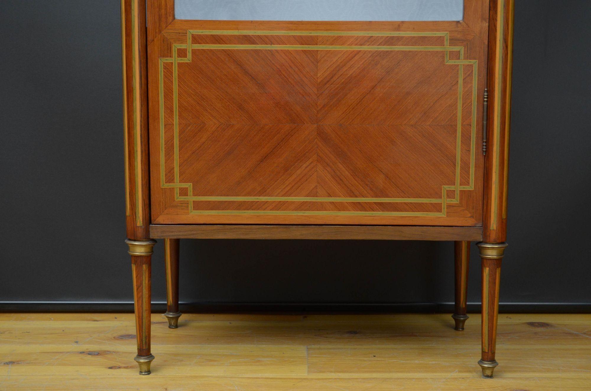 Fine Turn of The Century Vitrine For Sale 6