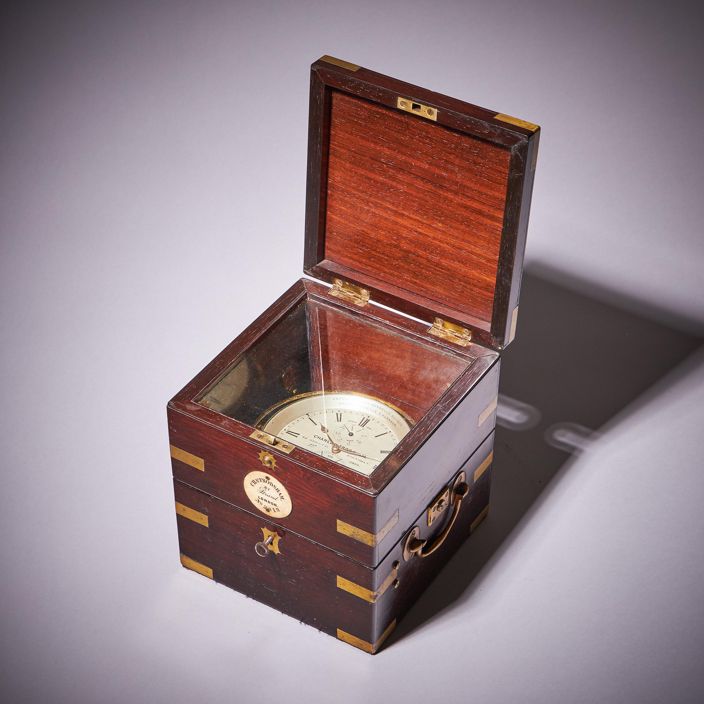 Fine Two-Day Marine Chronometer Signed Charles Frodsham In Good Condition For Sale In Oxfordshire, United Kingdom
