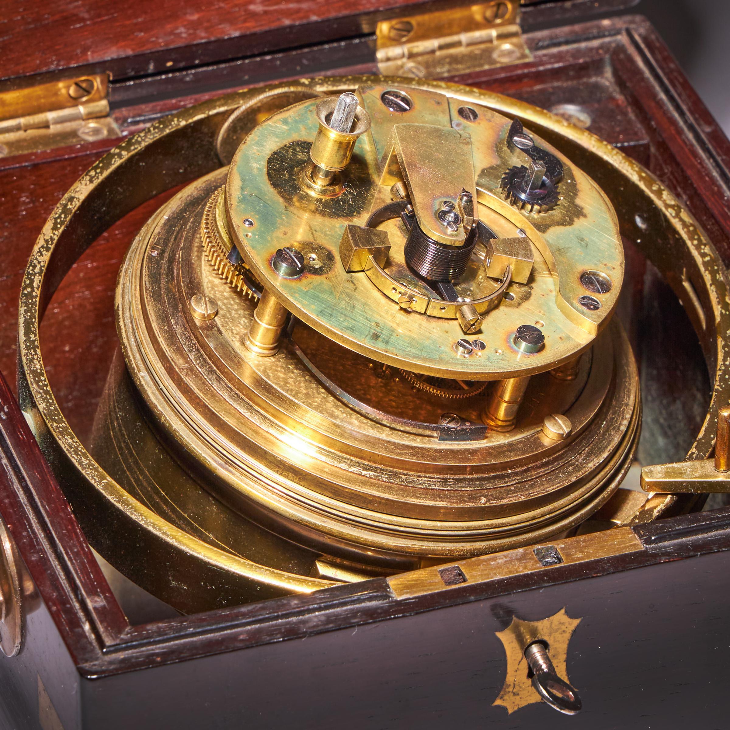 Fine Two-Day Marine Chronometer Signed Charles Frodsham For Sale 1
