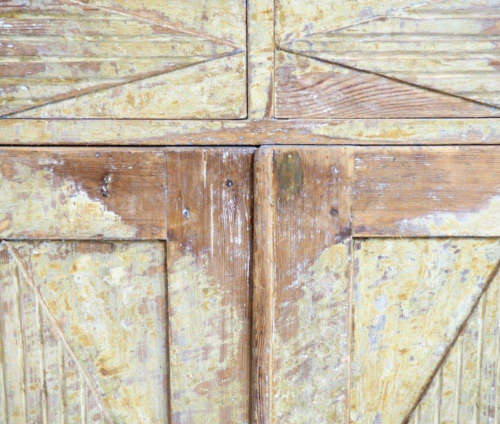 Gustavian Fine Two-Doors Sideboard, Scraped Down to Original Paint, circa 1820