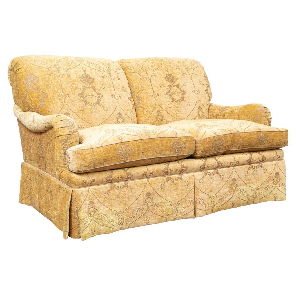 Fine Two Seat Sofa in Cut Chenille by Edward Ferrell Ltd.