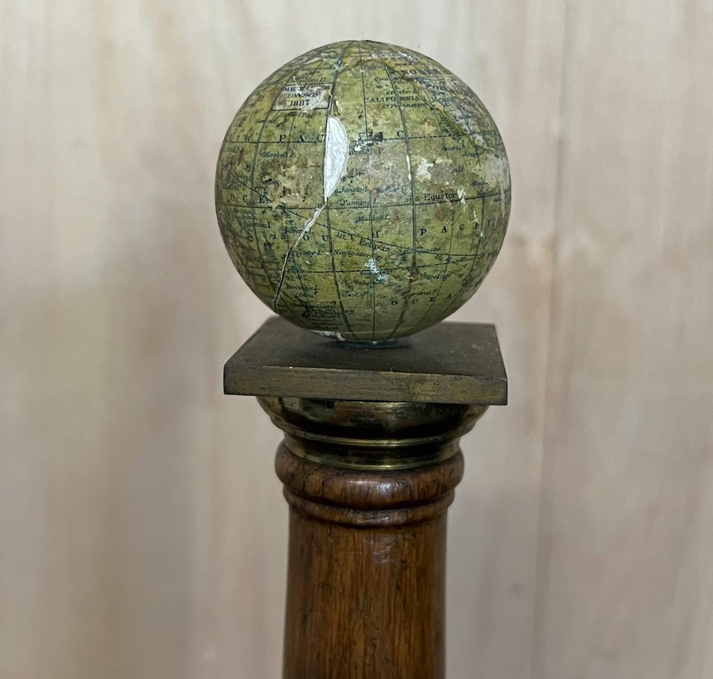 FINE & UNIQUE PAIR OF ANTIQUE 1887 MARYS CELESTIAL GLOBES SKEWING / MALIN & SONs For Sale 10
