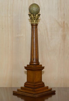 FINE & UNIQUE PAIR OF ANTIQUE 1887 MARYS CELESTIAL GLOBES SKEWING / MALIN & SONs