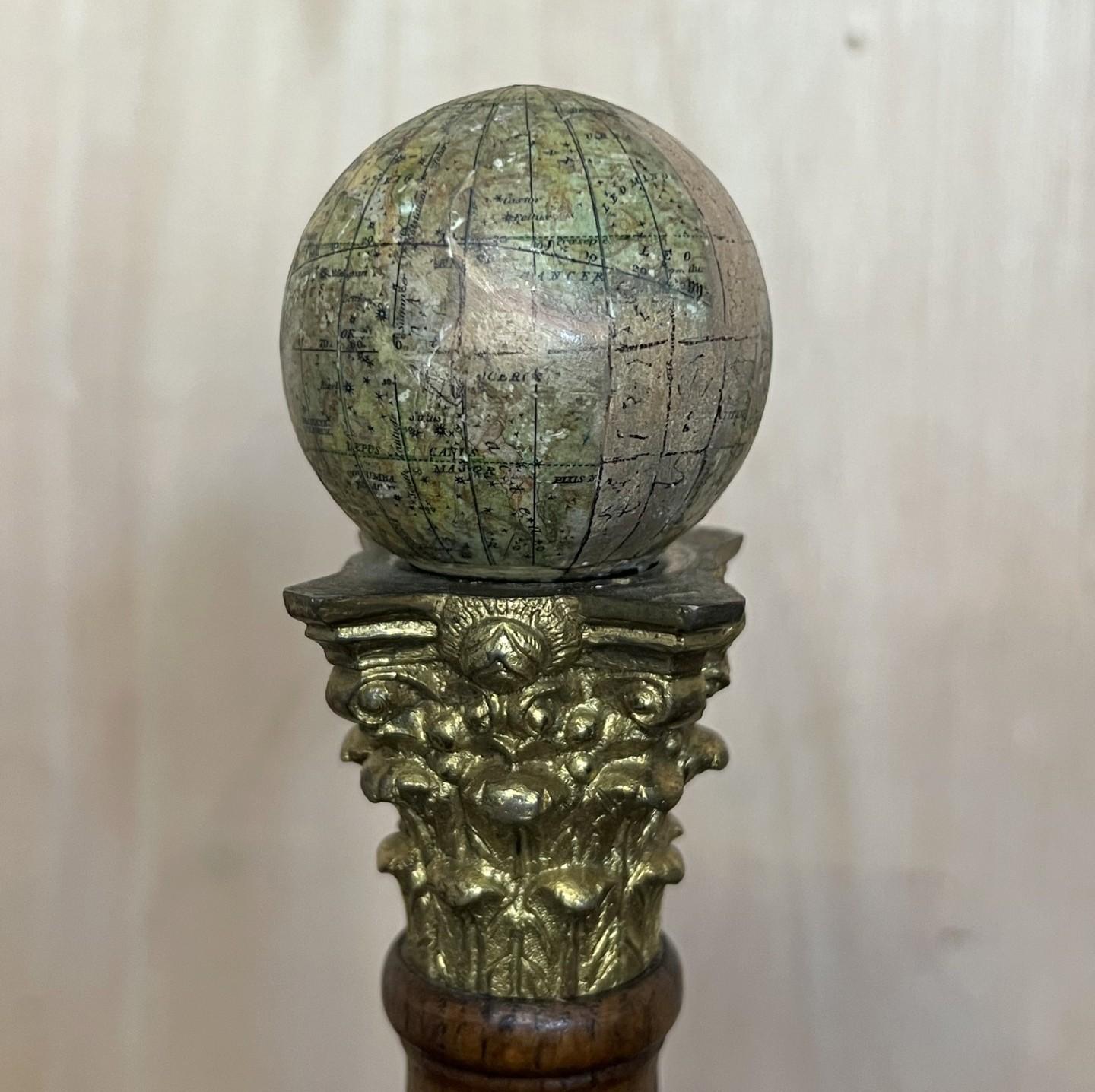 FINE & UNIQUE PAIR OF ANTIQUE 1887 MARYS CELESTIAL GLOBES SKEWING / MALIN & SONs For Sale 1