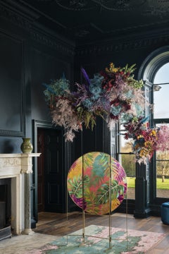 Fine Upholstered Contemporary Divider Screen Made in England