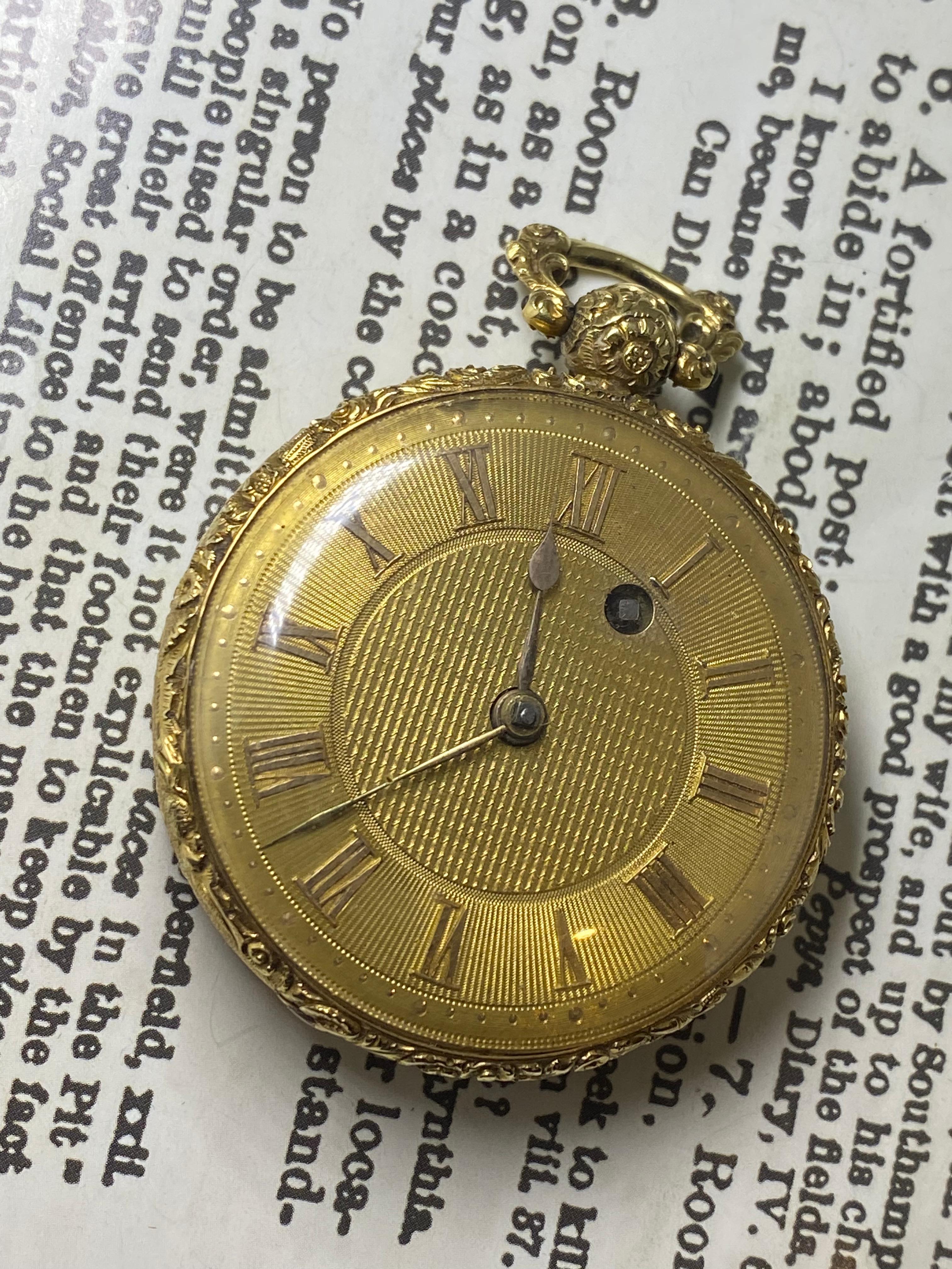 This extraordinary & extremely rare piece is nearly 200 years old, 
dating back to year 1827, 
yet it’s in remarkable condition & in excellent working order.

Made by the most important English watchmaker John Pace of Bury 
during the Georgian era,