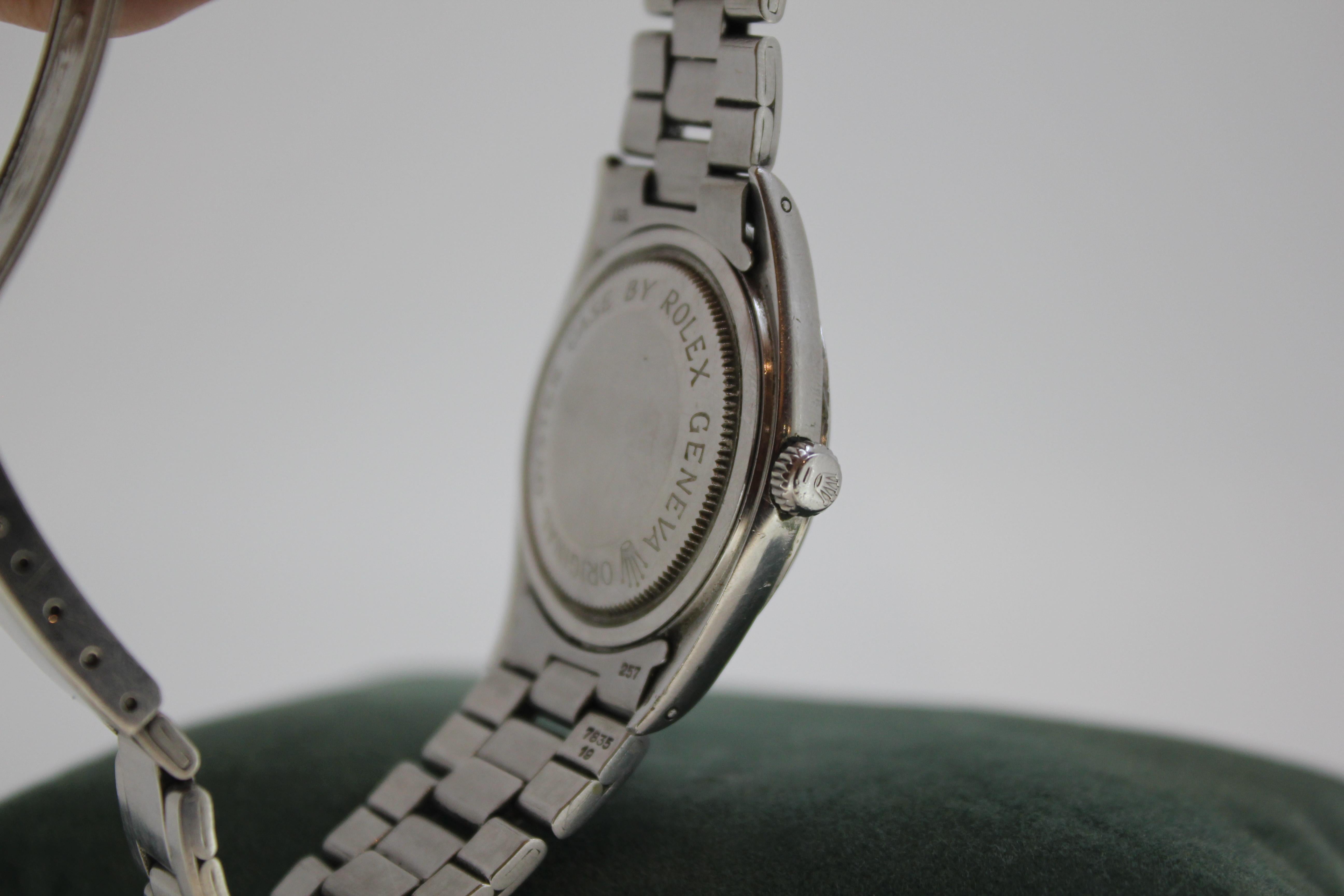 Fine & V Rare Tudor Rolex “Big Rose” Oyster-Prince c1962 35mm Automatic Watch For Sale 5