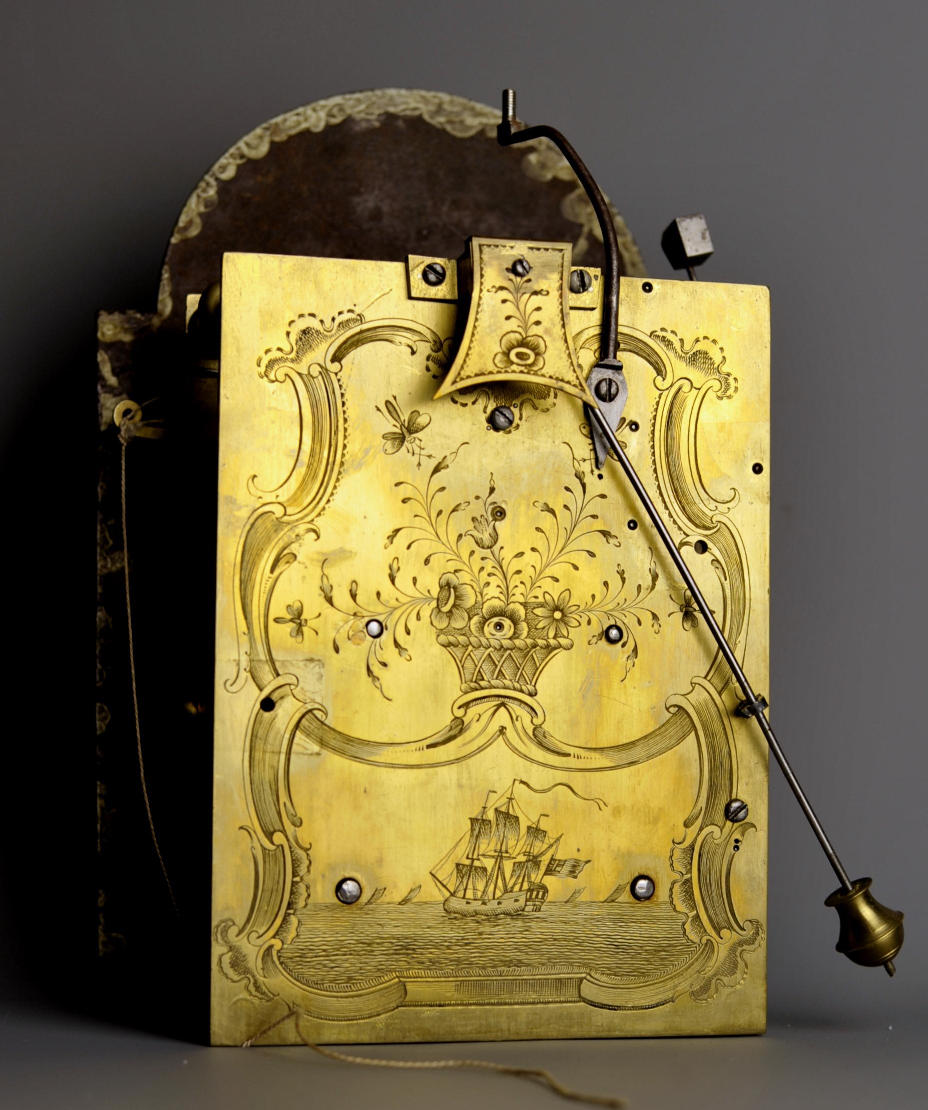 Fine Verge Ebonized Bracket Clock, Joseph Wood, Bristol In Good Condition For Sale In Chesterfield, GB