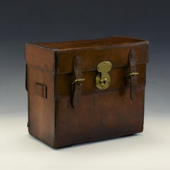 Fine Victorian 19th Century Leather Picnic Set by Thornhill