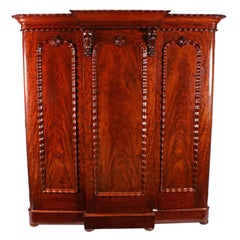 Antique Fine Victorian Mahogany Wardrobe