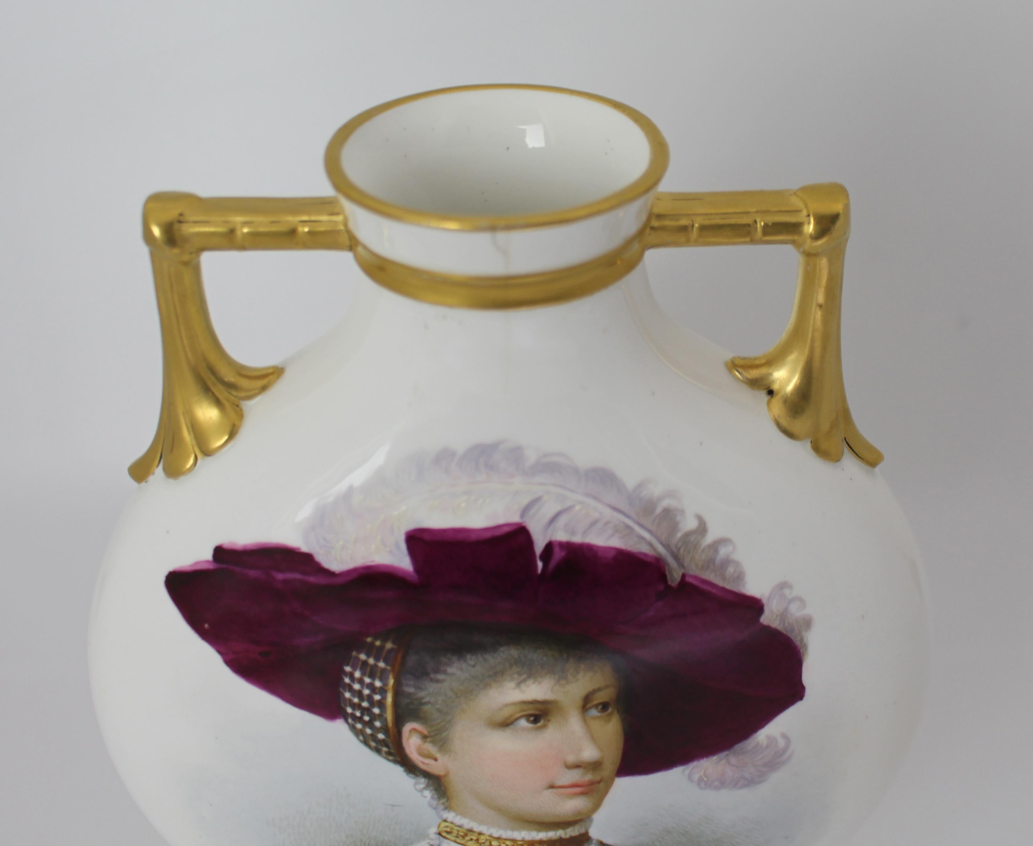 Fine Victorian Minton Moon Flask c.1890 im Angebot 4