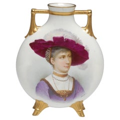 Fine Victorian Minton Moon Flask c.1890