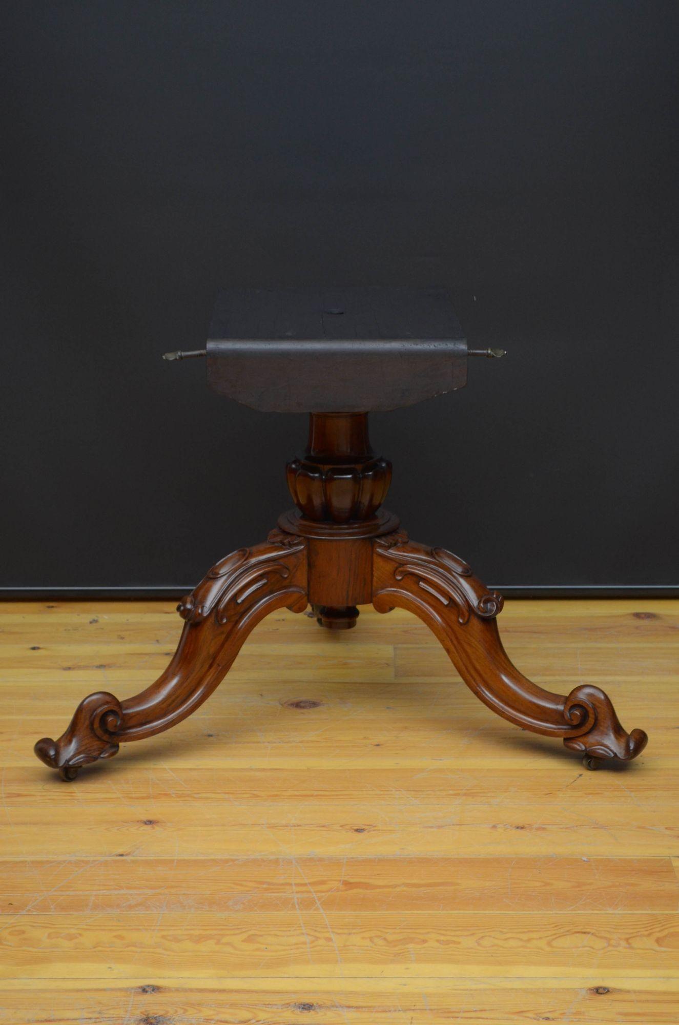 Fine Victorian Rosewood Dining Table Centre Table 5