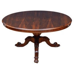 Fine Victorian Rosewood Dining Table Centre Table