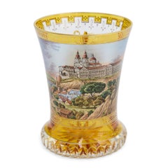 Fine Viennese Enamelled and Gilt Glass Beaker, Melk Abbey, c.1830