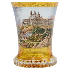 Fine Viennese Enamelled and Gilt Glass Beaker, Melk Abbey, c.1830