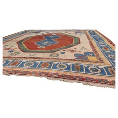 Fine Vintage Anatolian Carpet, in Serapi Style