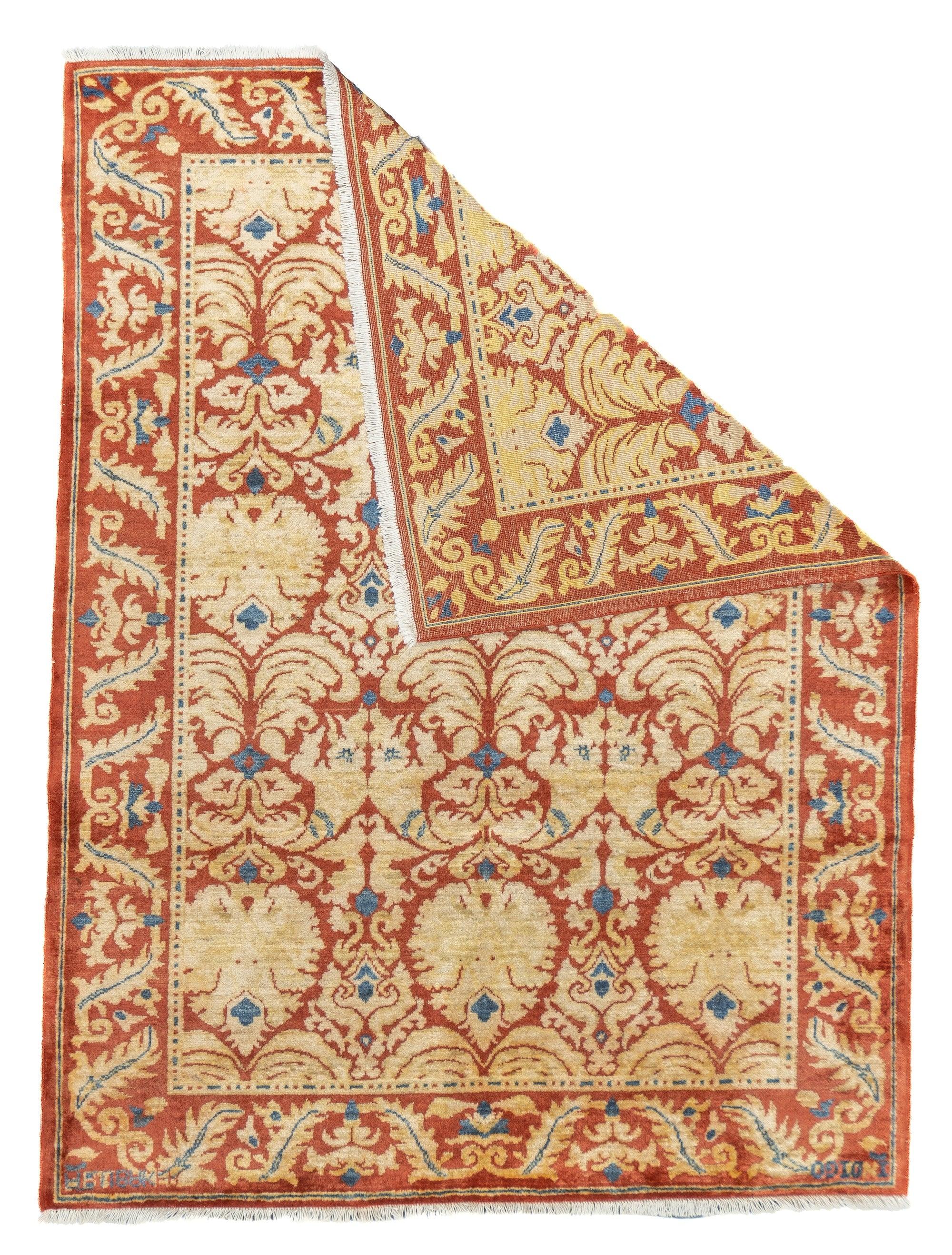 Fine Vintage Art & Craft Design Wool Rug 4'11'' x 6'6''.
