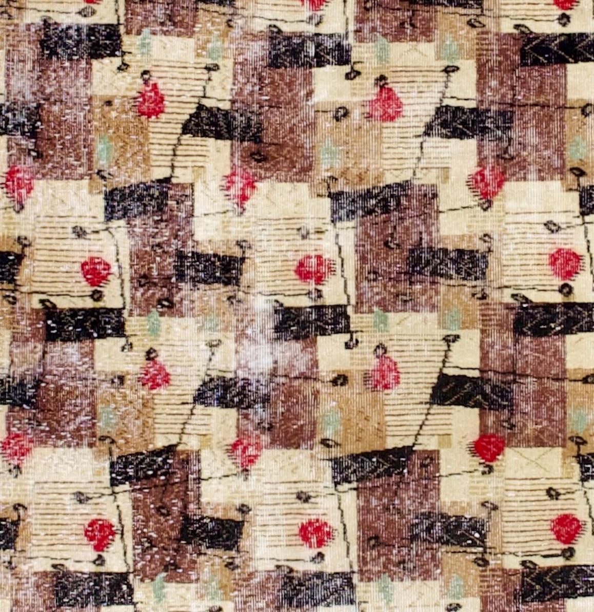 XX secolo Tappeto Art of Vintage Art Deco 5'11