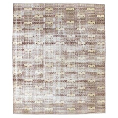 Fine Vintage Art Deco Rug 6'7" x 7’11”