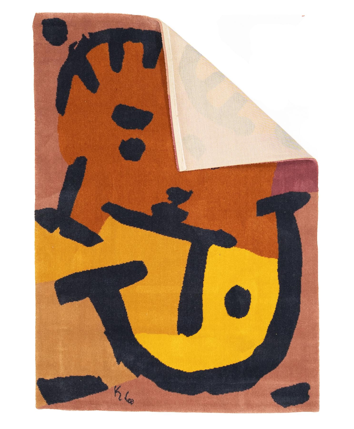 Europeo Tappeto in lana con design Artistics Keith Haring 4'8