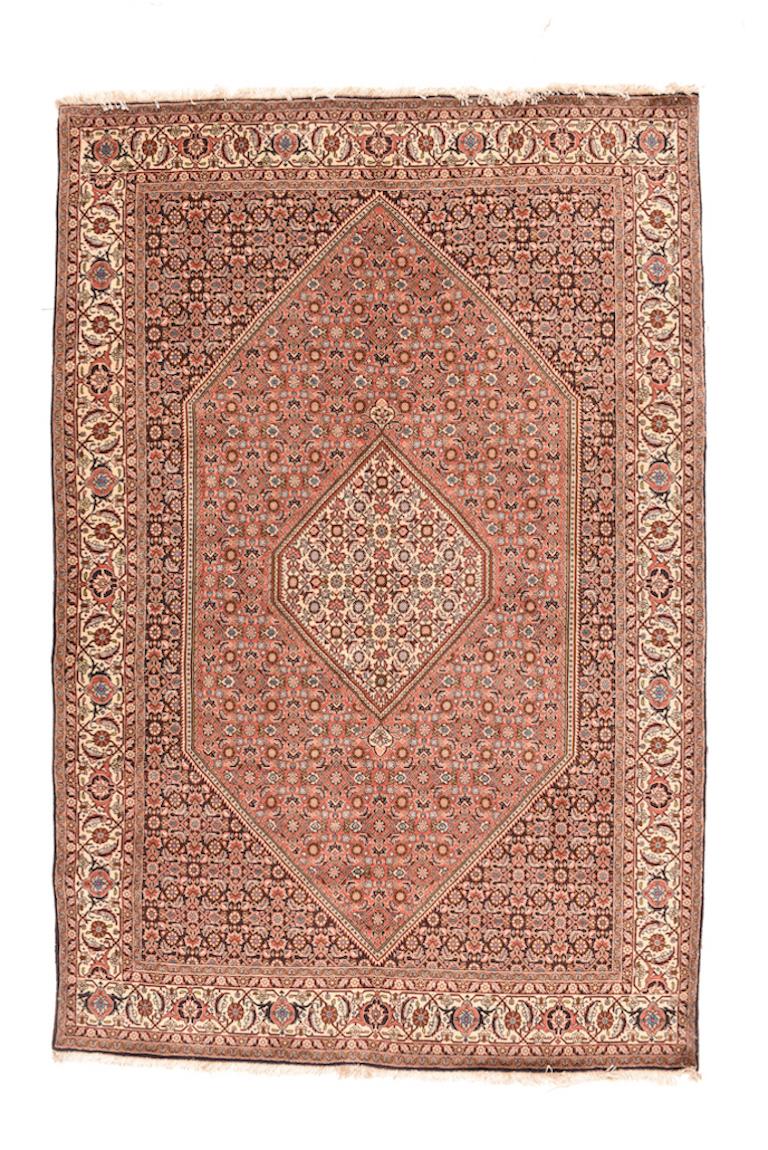 Hand-Knotted Fine Vintage Bidjar Persian Rug, Hand Knotted, circa 1970s For Sale