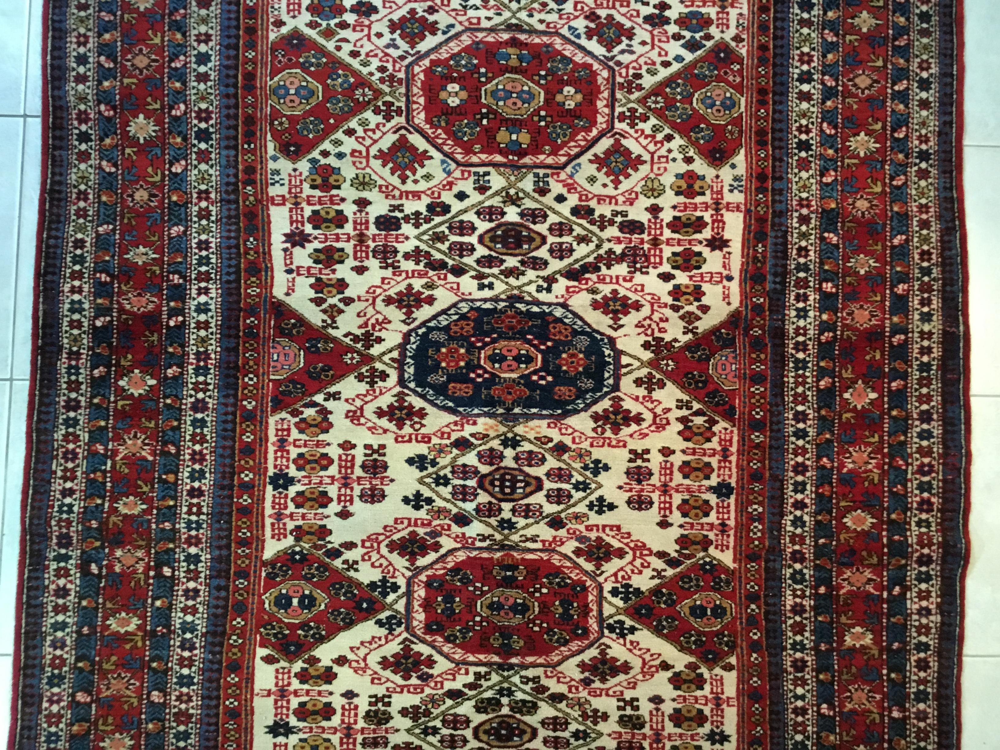 Kaukasischer Perepedil-Teppich im Vintage-Stil im Angebot 4