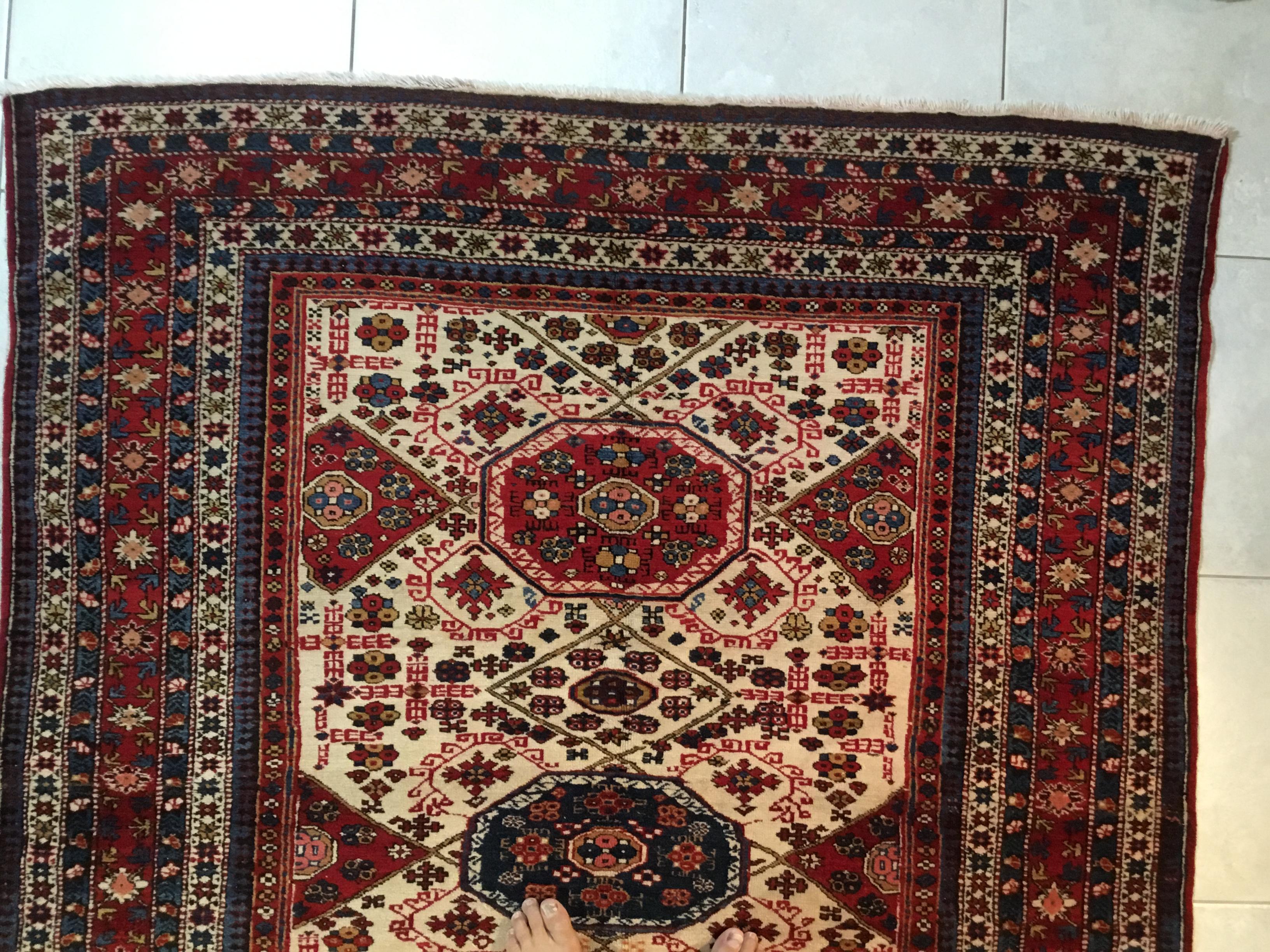 Kaukasischer Perepedil-Teppich im Vintage-Stil im Angebot 5