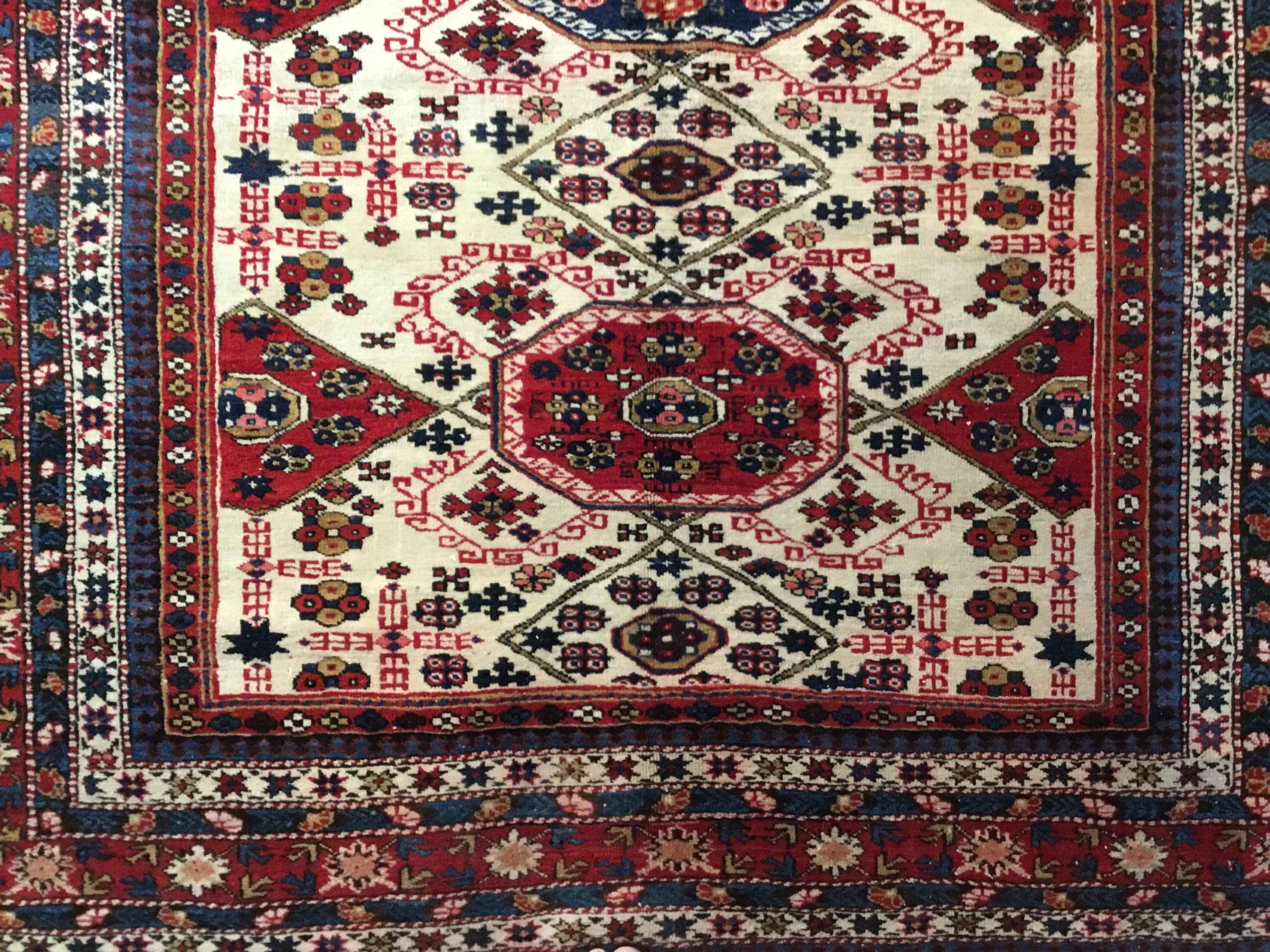 Kaukasischer Perepedil-Teppich im Vintage-Stil im Angebot 10