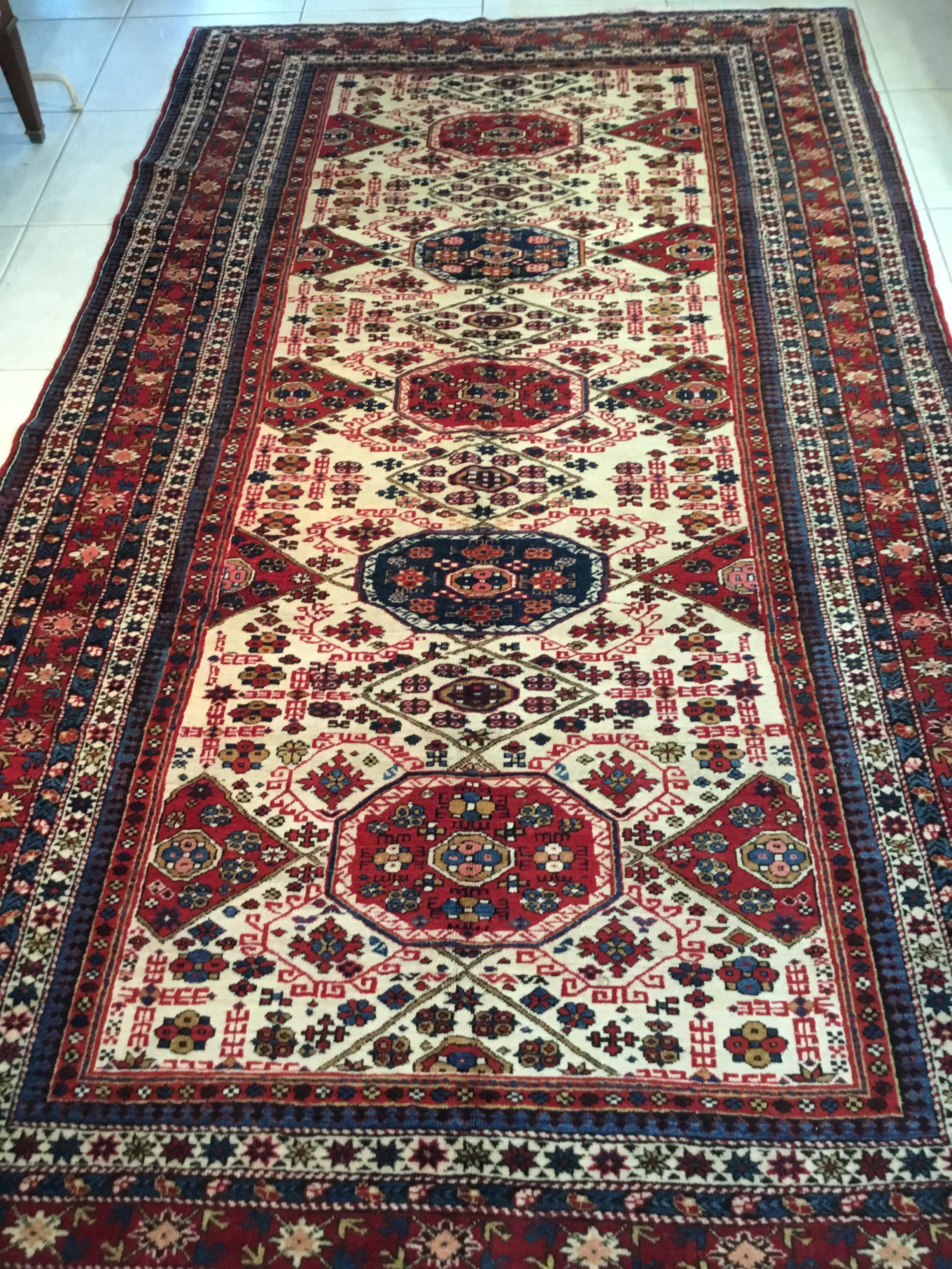 Kaukasischer Perepedil-Teppich im Vintage-Stil im Angebot 13