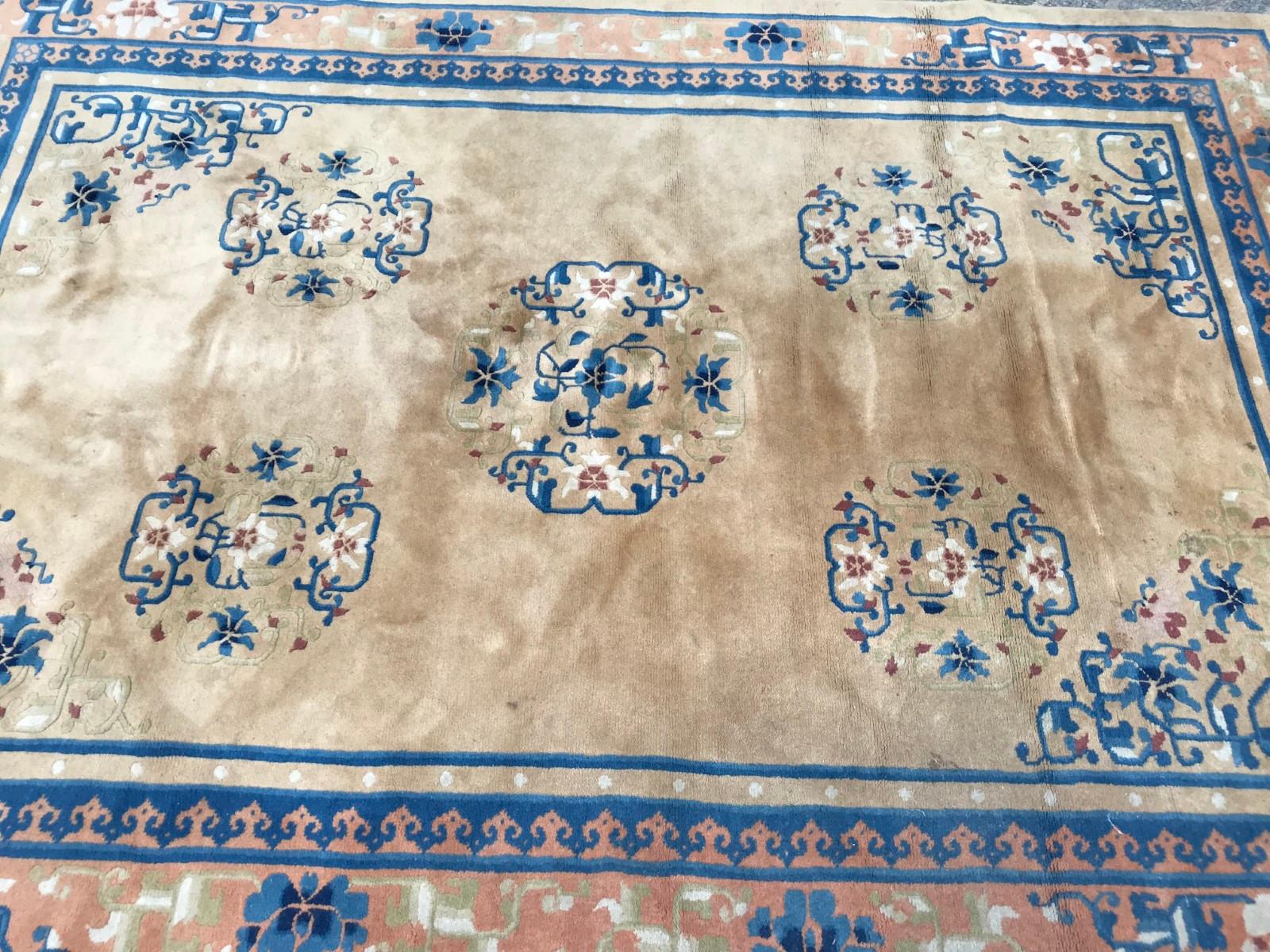 Fine Vintage Chinese Beijing Rug In Good Condition In Saint Ouen, FR