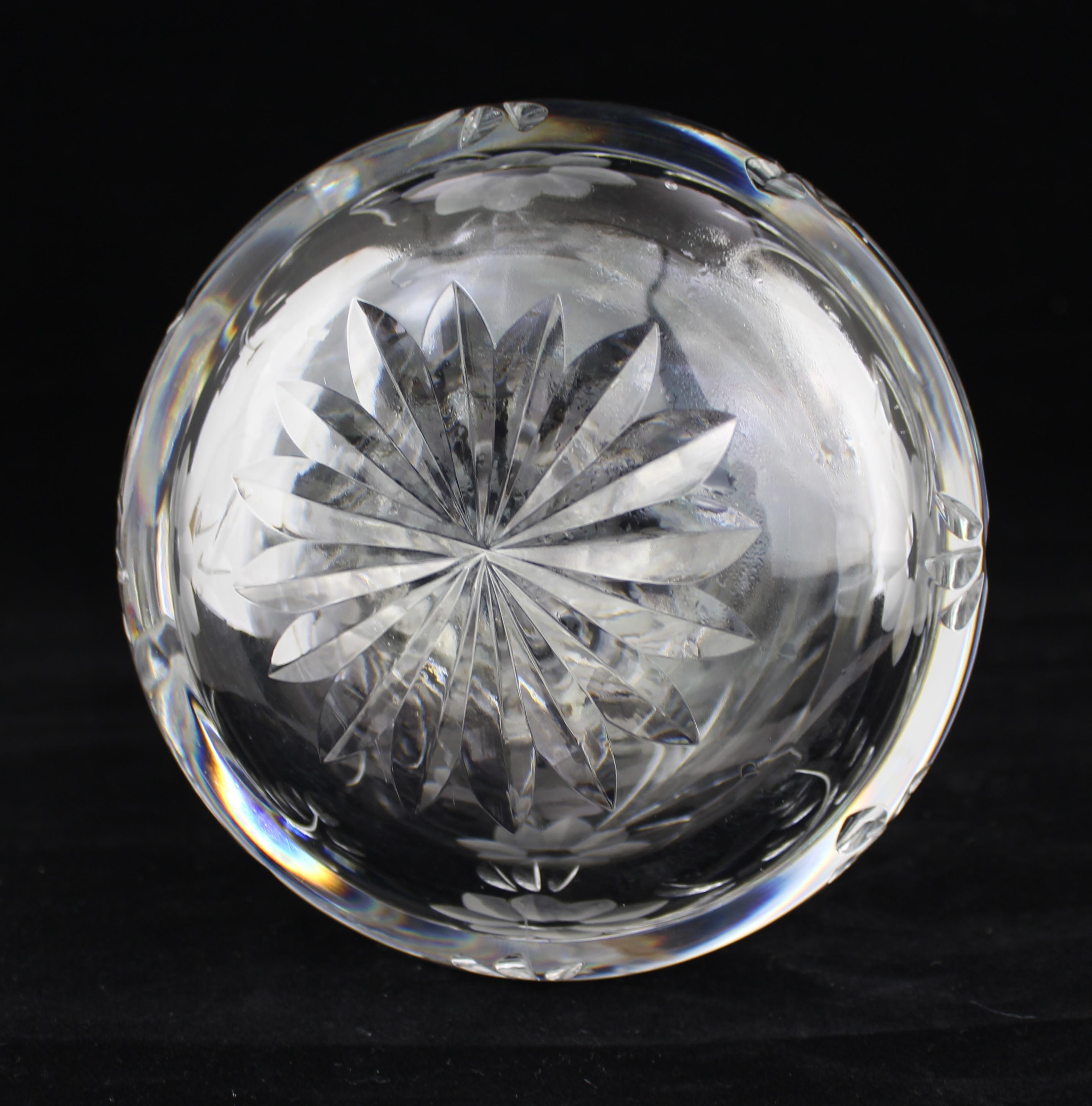 Carafe à boire en cristal taillé de style Vintage en vente 1