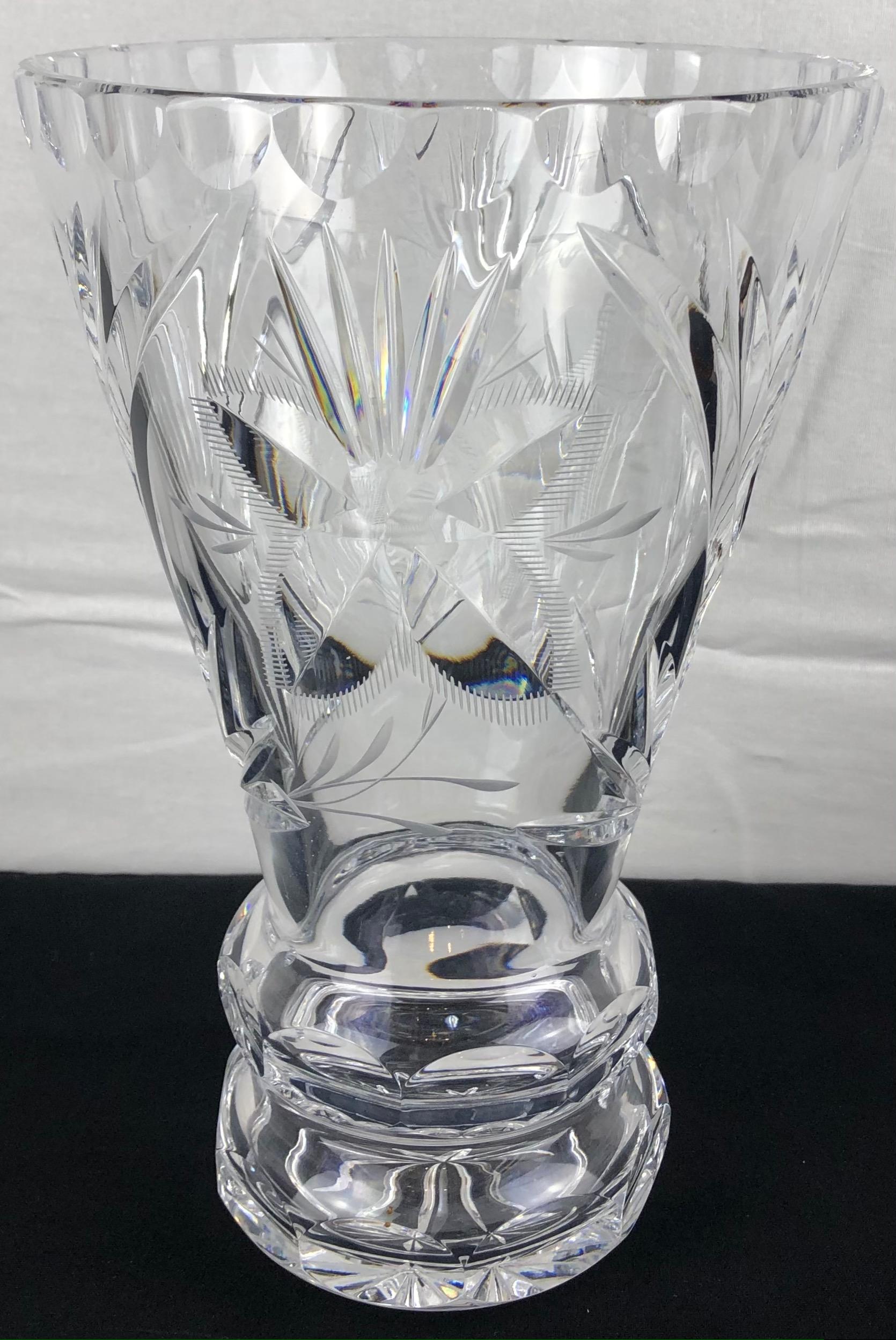 towle crystal vase