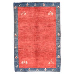 Fine Vintage Gabbeh Persian Rug, Hand Knotted, circa 1950