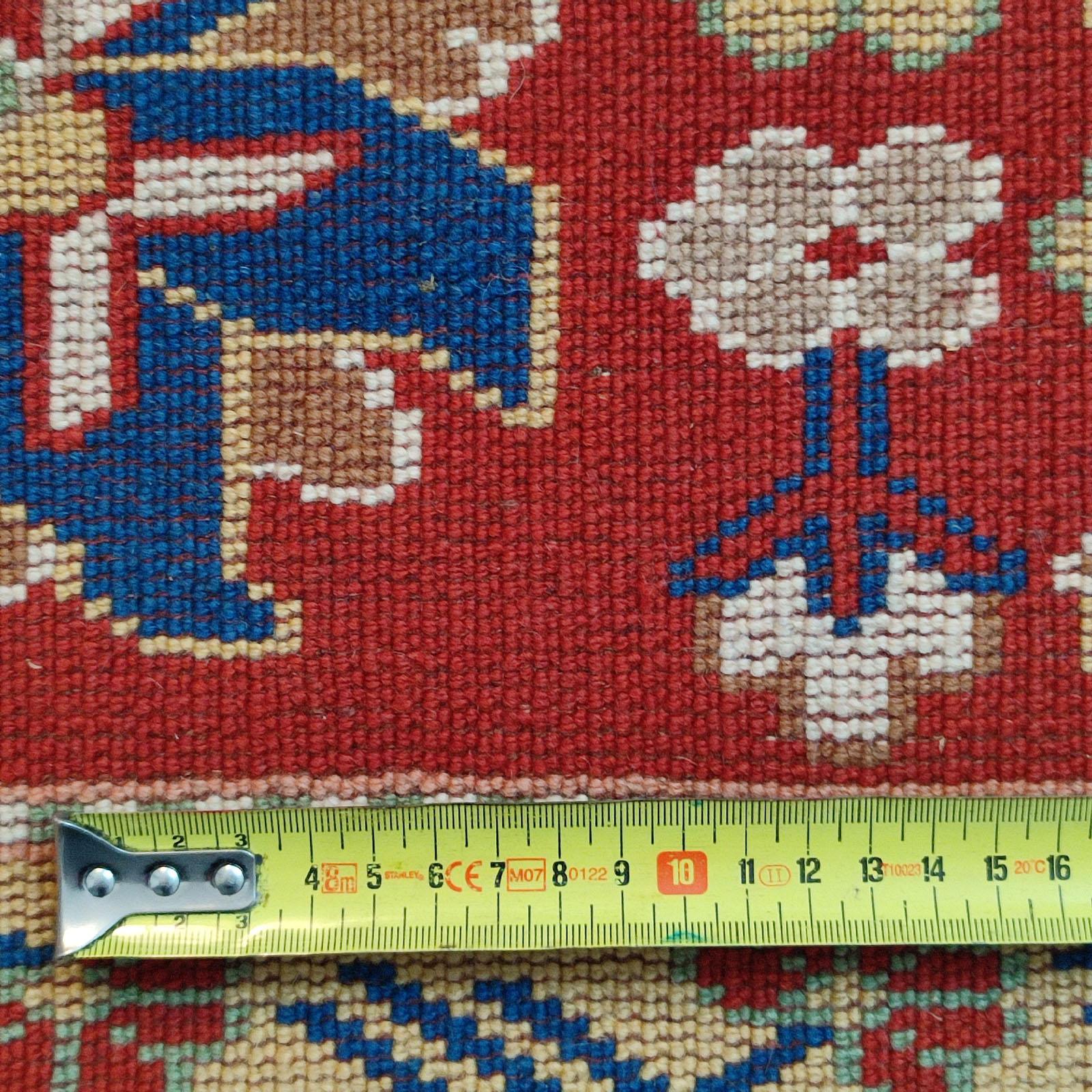 Türkischer Gabbeh Vintage-Teppich, handgeknüpft, Vintage im Angebot 10
