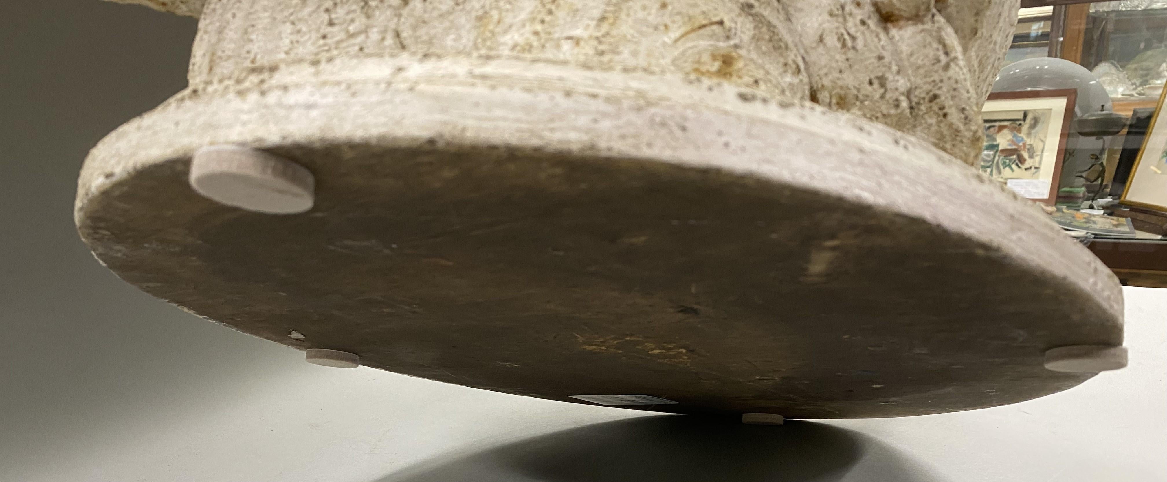 Centre de table Swan en bois sculpté à la main et peint en blanc en vente 4