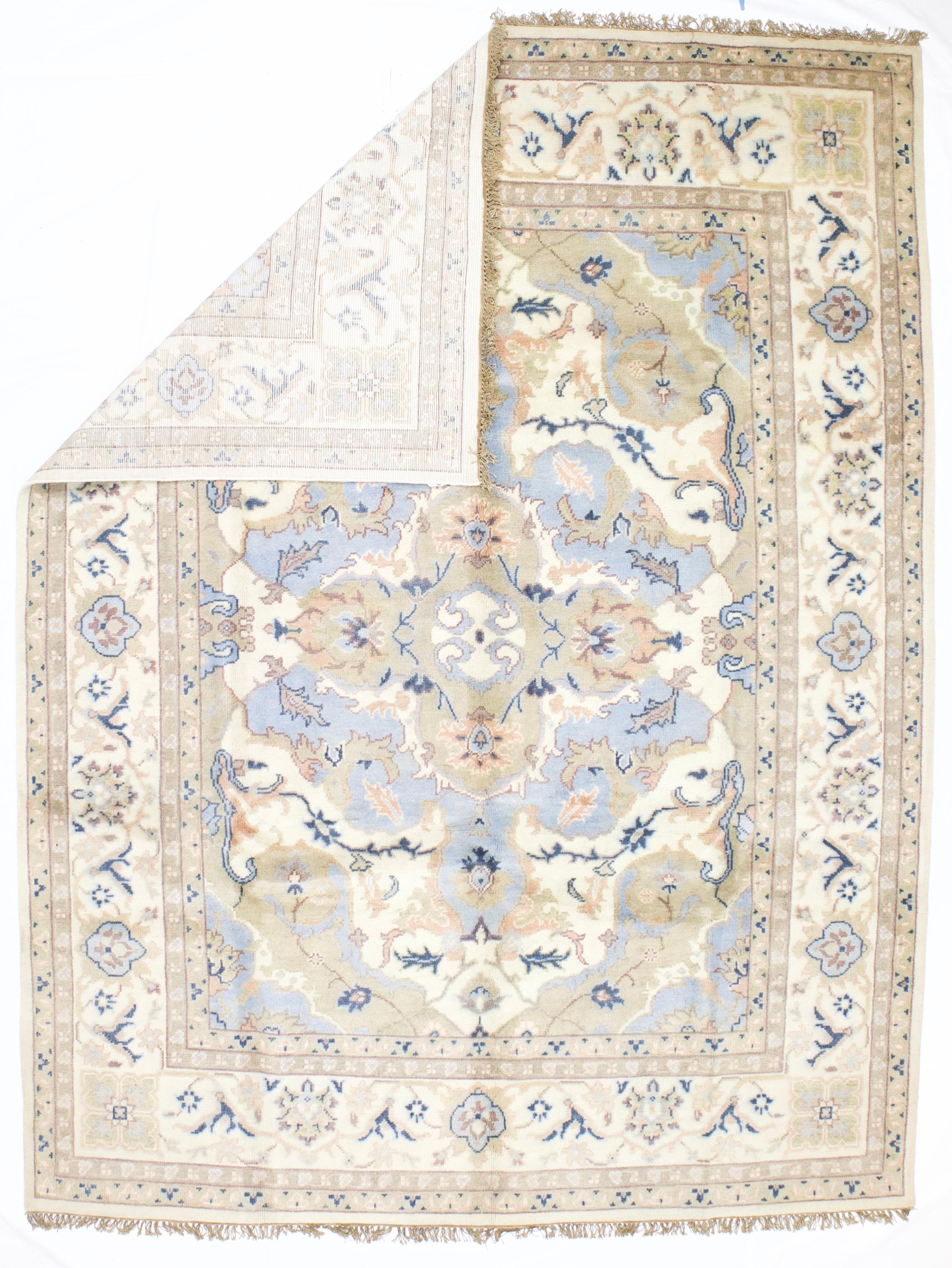 Fina alfombra Vintage Indo Kashan 9'3