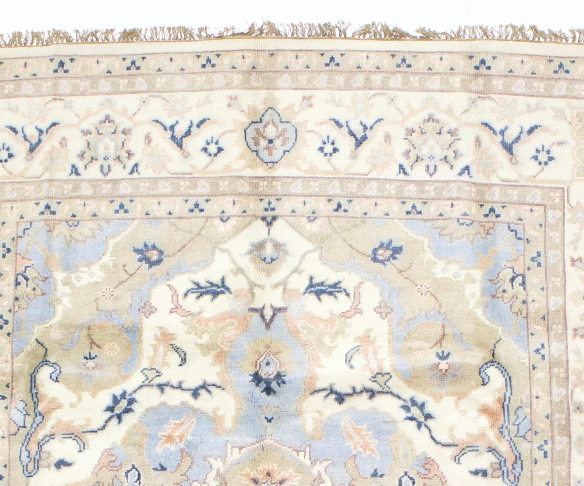 Alfombra fina Vintage Indo Kashan 9'3