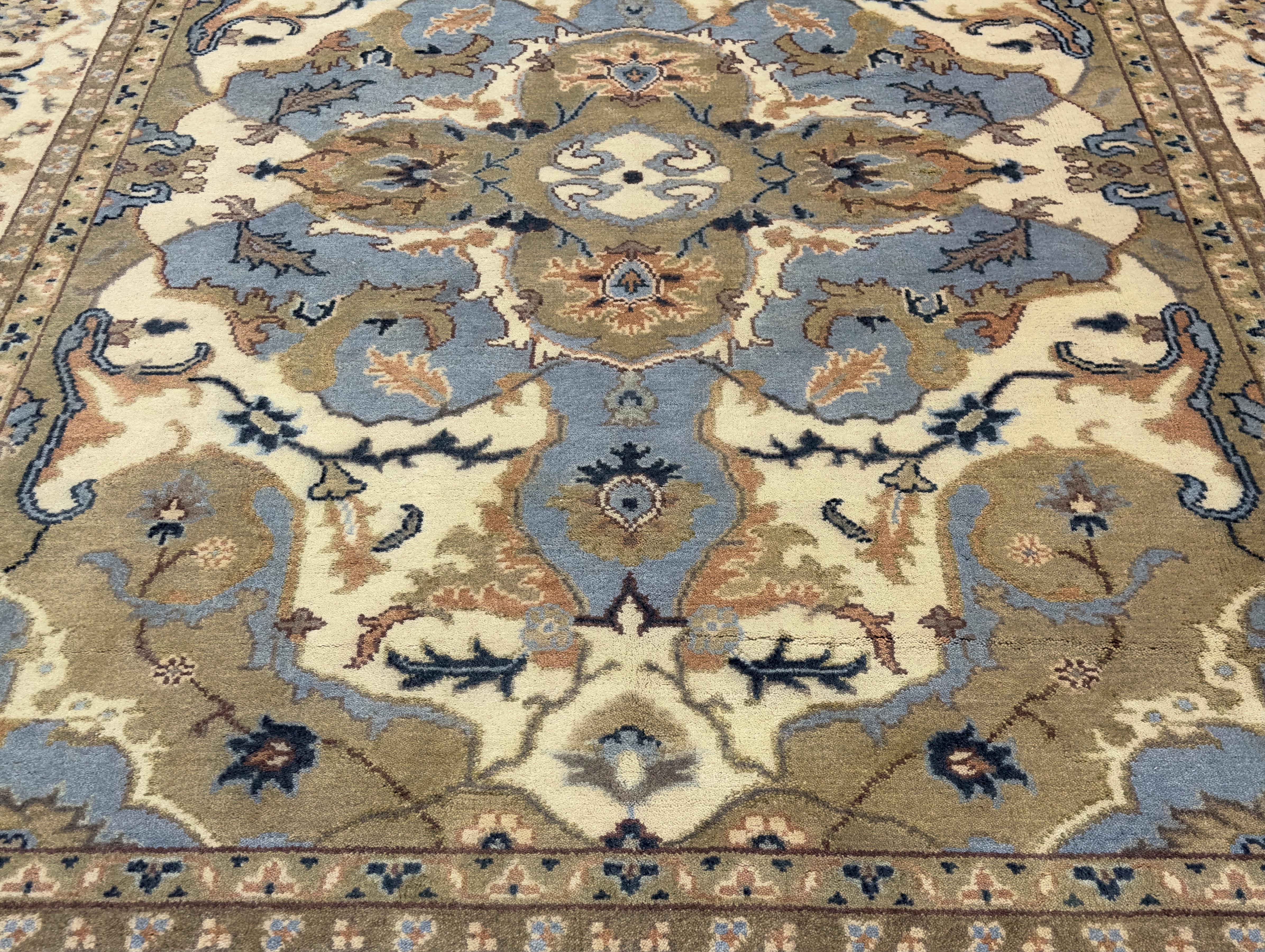 XX secolo Tappeto Fine Vintage INDO- Kashan 9'3