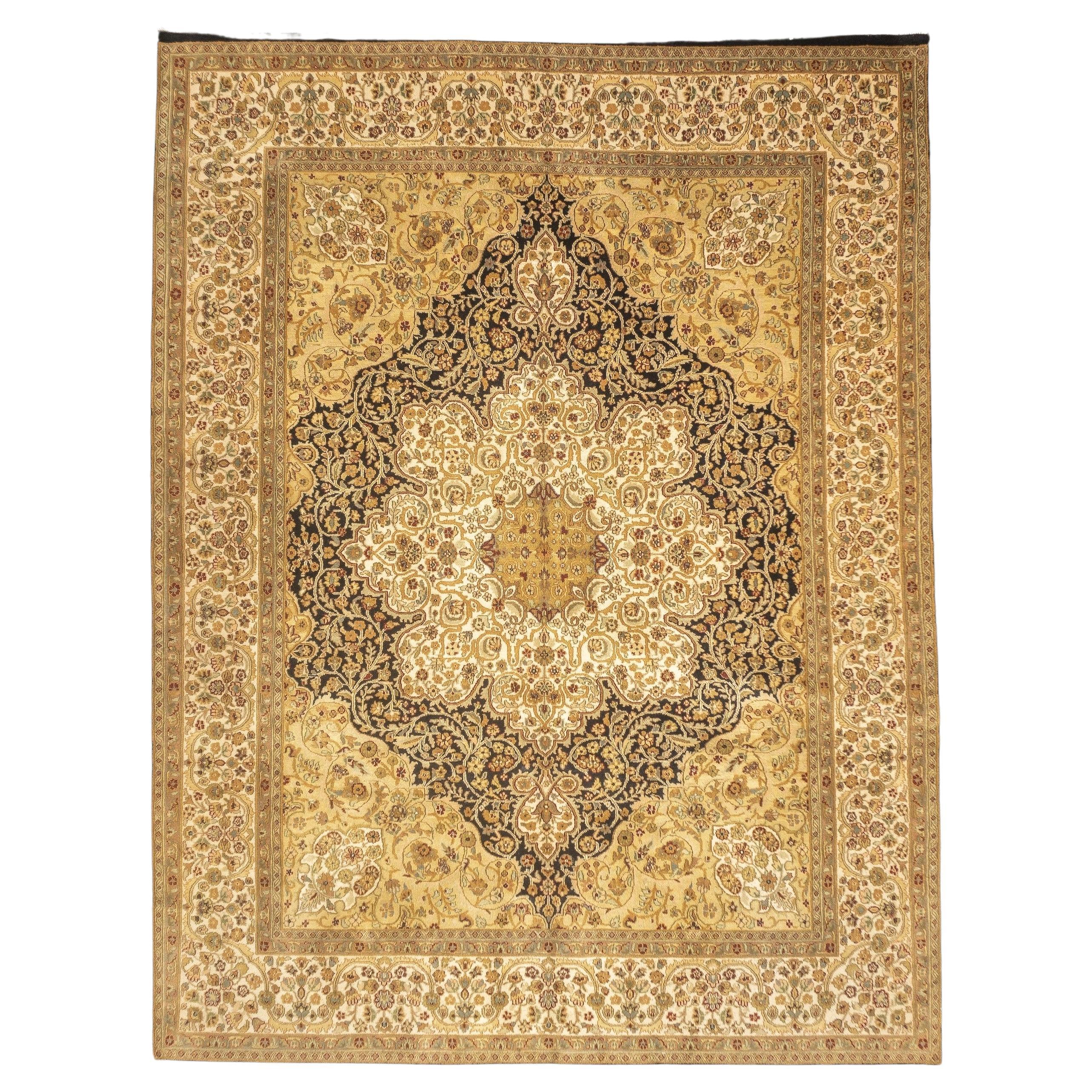 Tappeto Fine Vintage Indo Tabriz 8'9'' x 11'8''