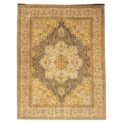 Fine Vintage Indo Tabriz Rug 8'9'' x 11'8''