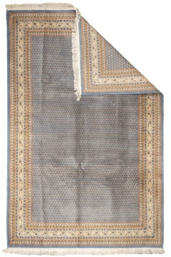 Fine Vintage Indo Tabriz Wool Rug 6'6" x 9'9"