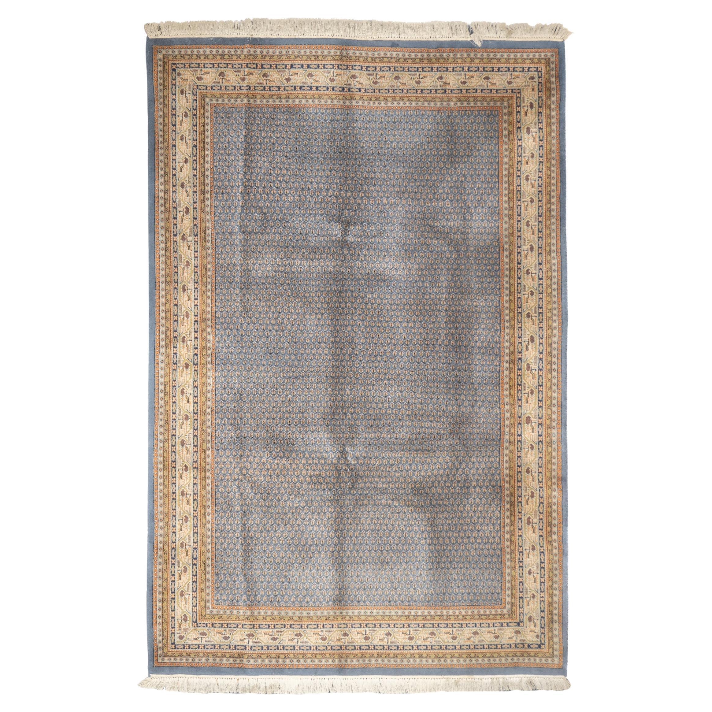 Tappeto in lana INDO- Tabriz vintage 6'6" x 9'9"