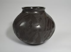 Fine Vintage Mata Ortiz Blackware Vase David Ortiz Interior Design