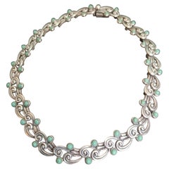 Fine vintage Mexican modernist style necklace Margot de Taxco Mexico