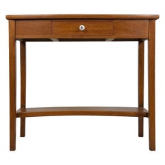 Fine Vintage Mid 20th Century Beech Side Table