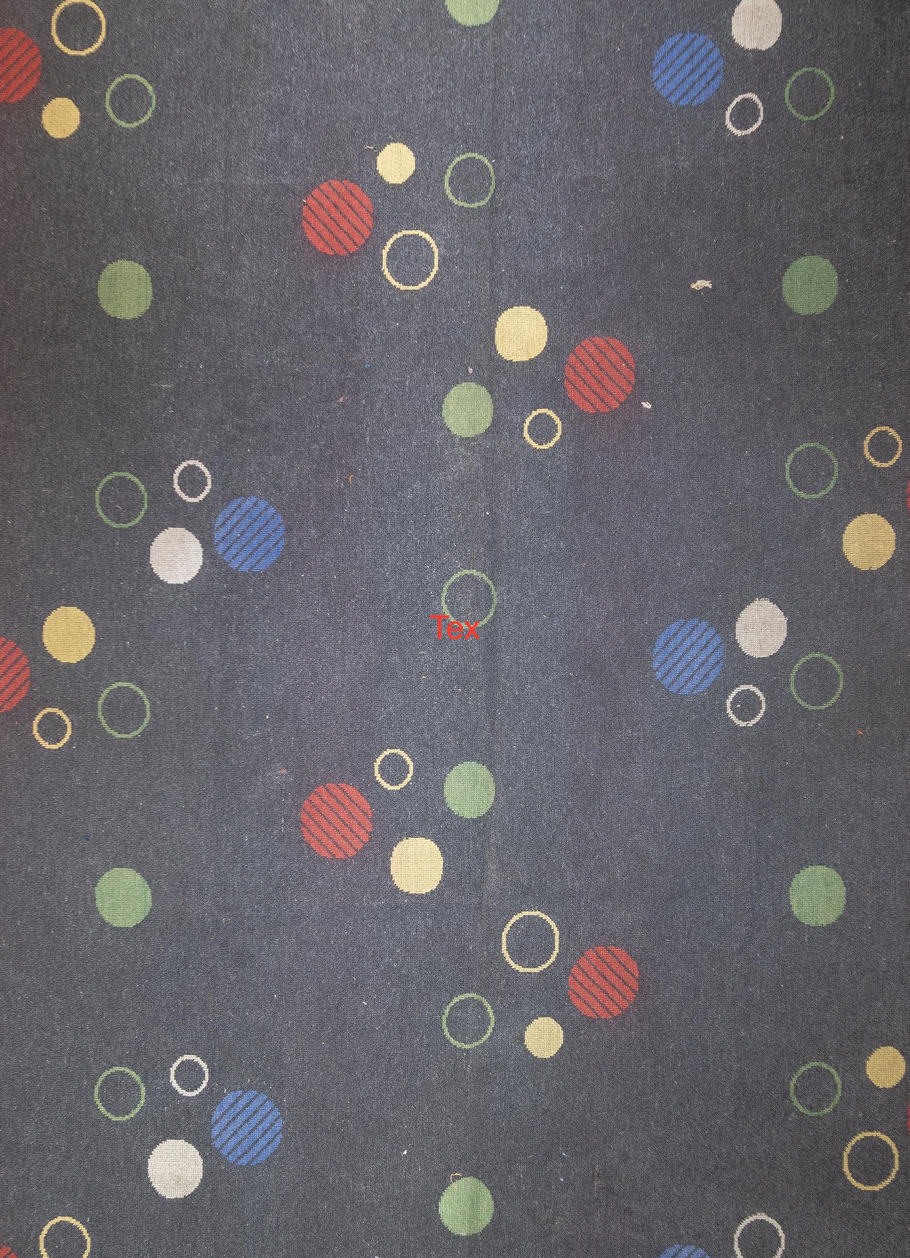 Turkish Fine Vintage Modern Rug 7'6'' x 10'8'' For Sale