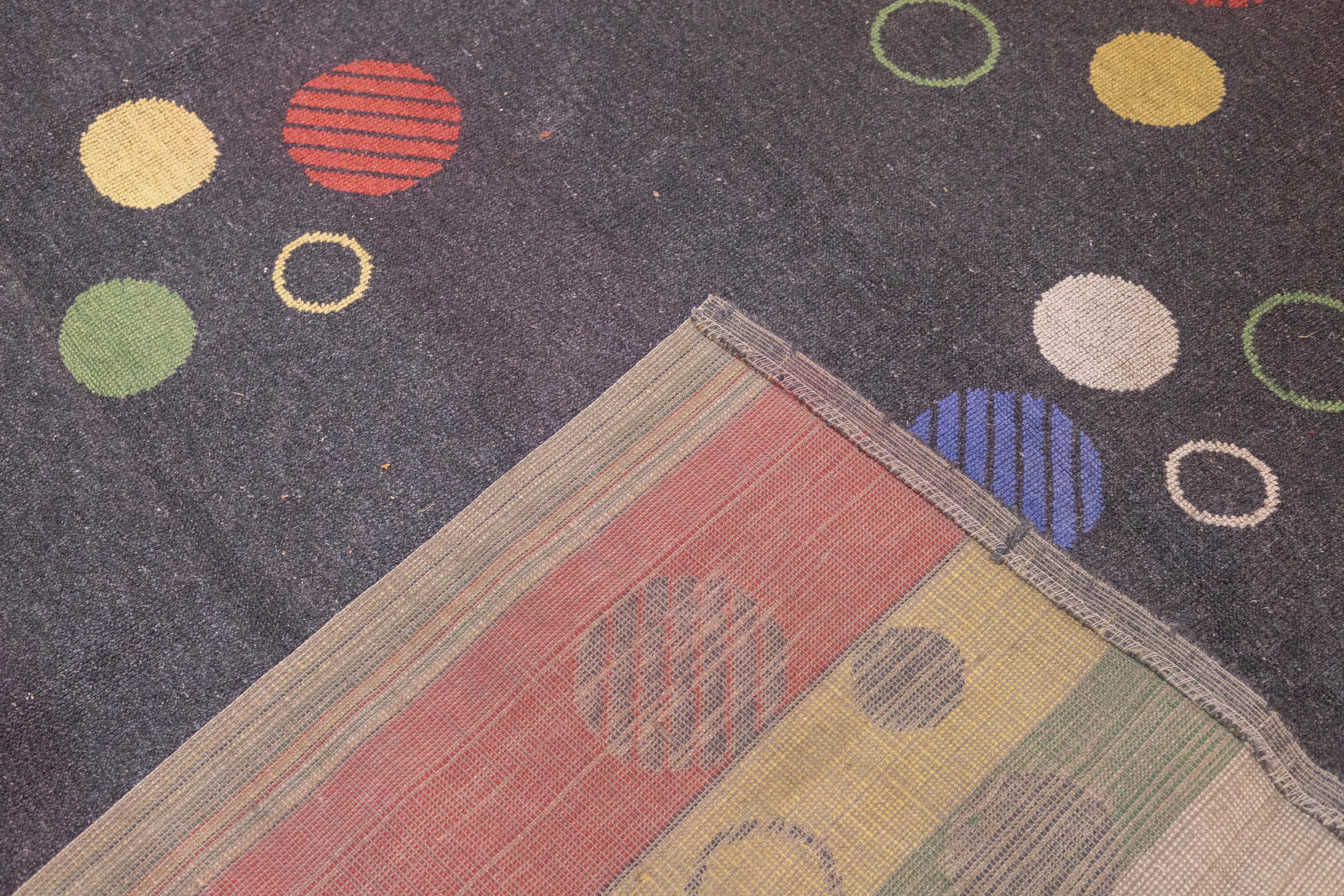 Fine Vintage Modern Rug 7'6'' x 10'8'' For Sale 2