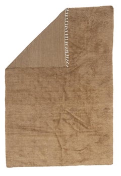 Feine Vintage marokkanische Wolle Teppich 4'5" x 6'5"