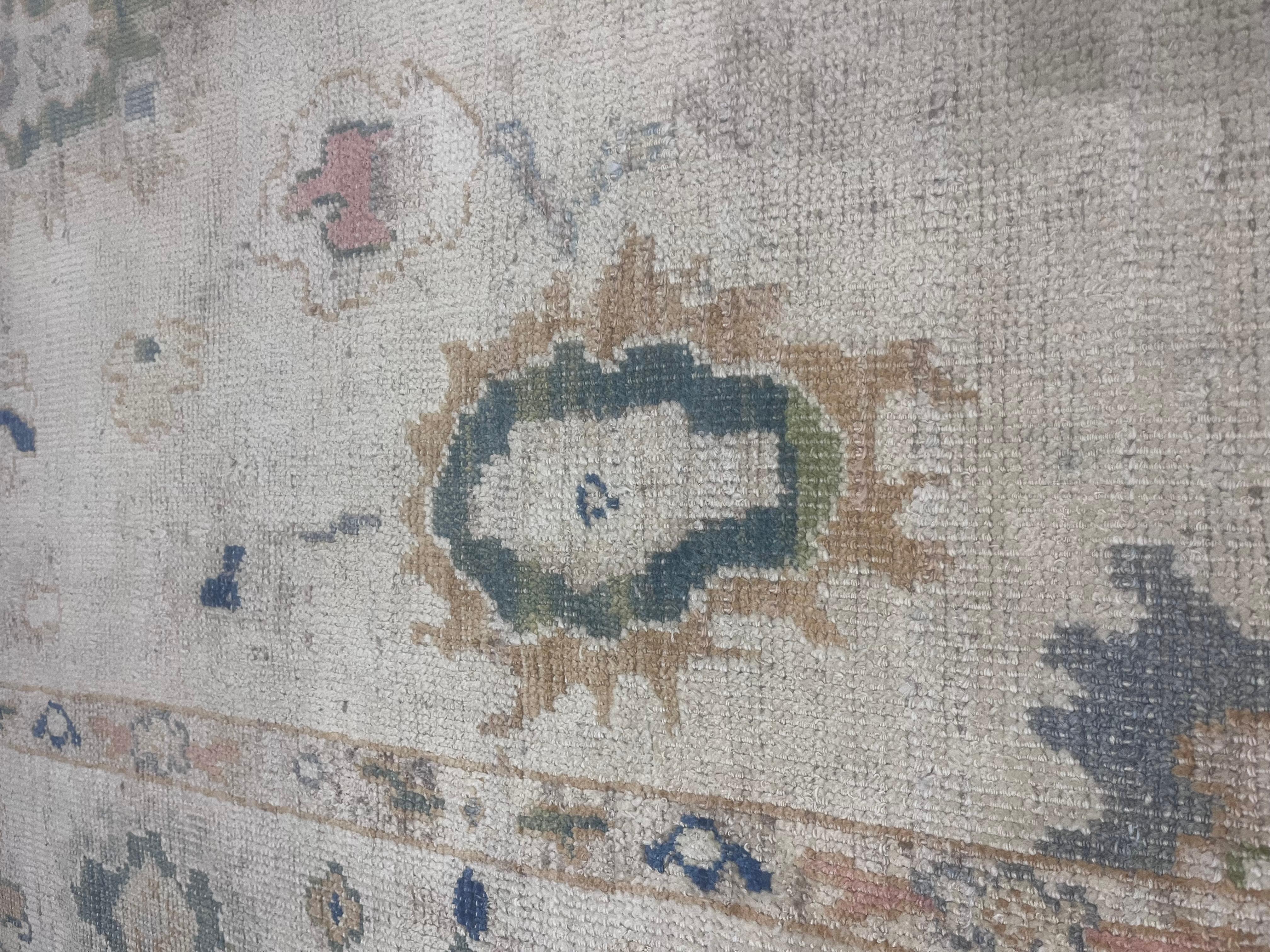 20ième siècle Tapis de laine marocain Vintage 6'1